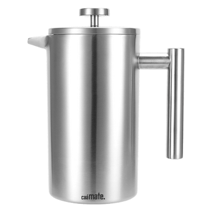 French Press Edelstahl 1000ml Seitenansicht
