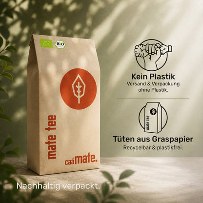 Organic mate tea green. 