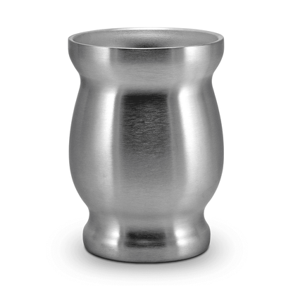 Edelstahl Matebecher Silber