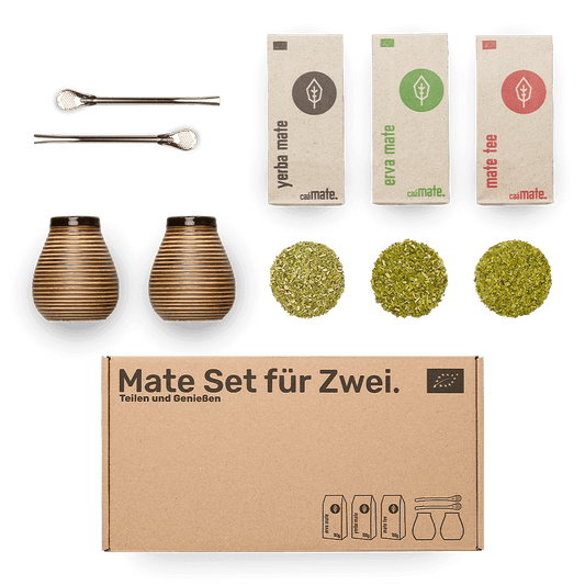 Mate Set Keramik Vintage für 2 Personen